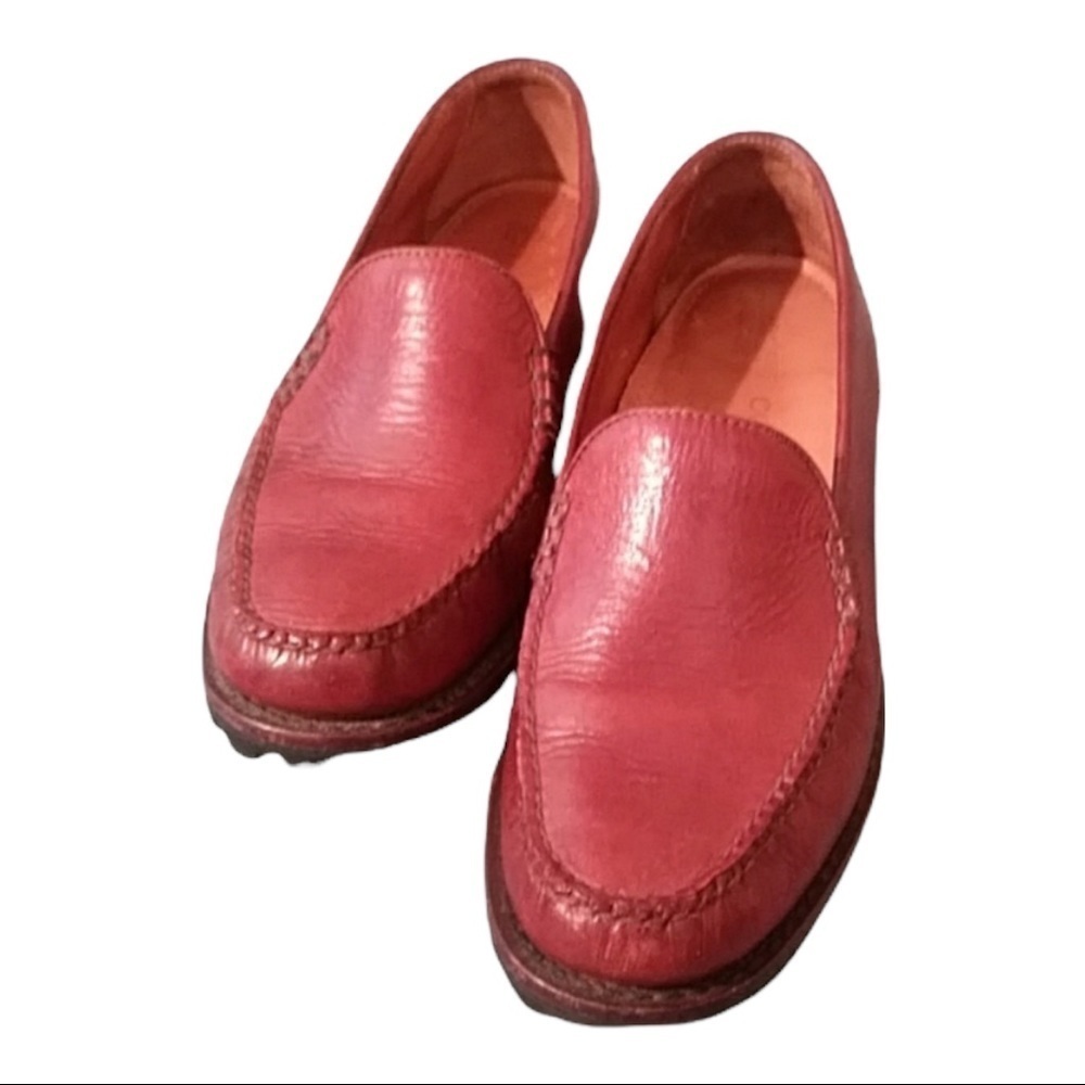 Cole Haan Brazilian Hand-Sewn Moc-Toe Loafers Memory Flex Comfort Shoes 8AAA